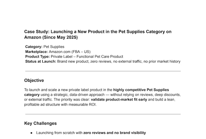 manage and optimize amazon PPC campaigns to lower acos and scale fba